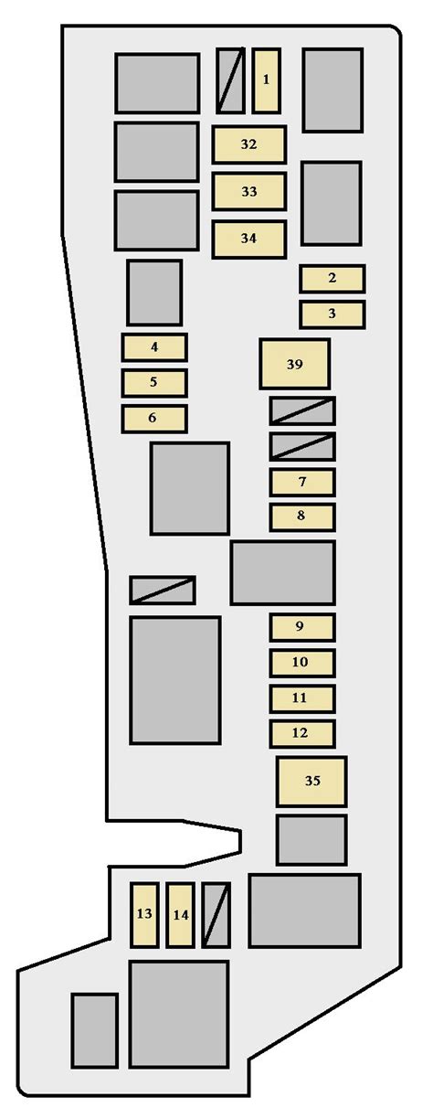 2004 toyota corolla fuse box